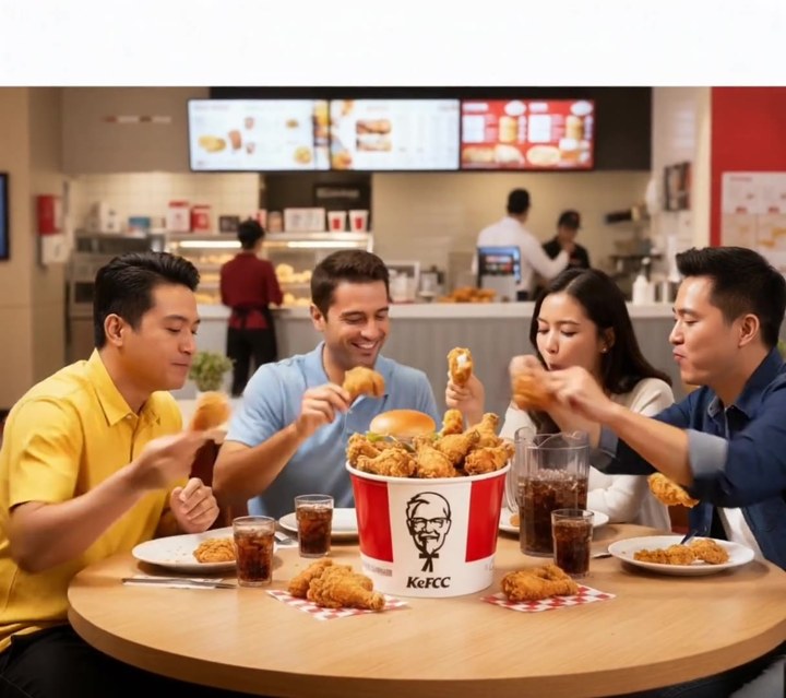 朋友聚餐瞬间