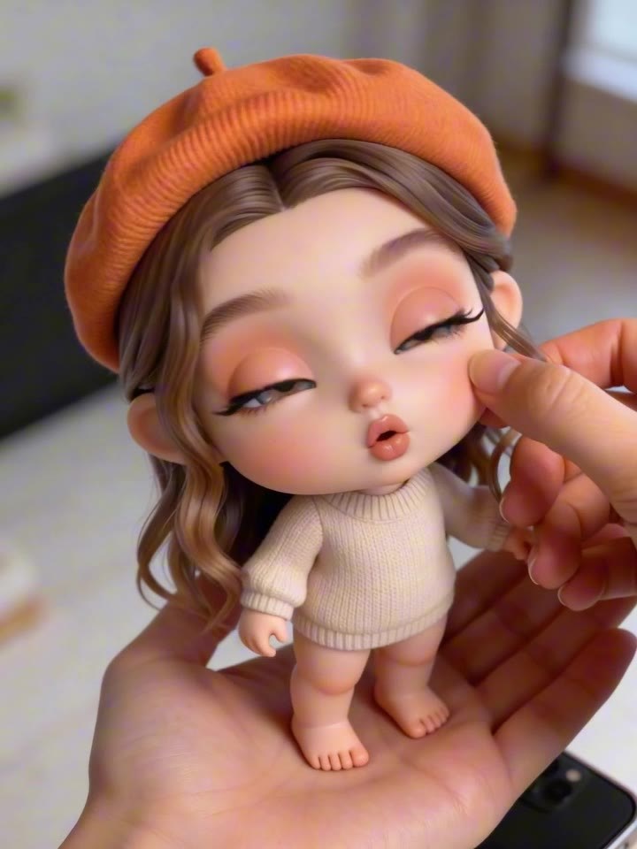 Tiny Doll Cheek Pinch
